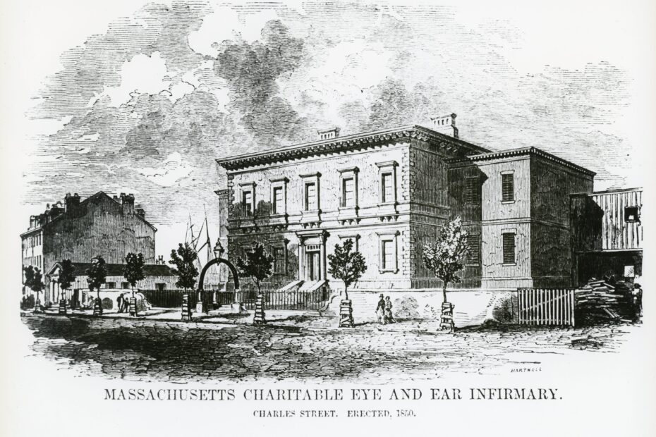 An illustration of Massachusetts Charitable Eye and Ear Infirmary, 1850